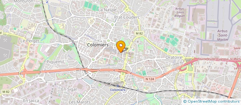 localisation de l'entreprise HARMONIE MUNICIPALE DE COLOMIERS à COLOMIERS