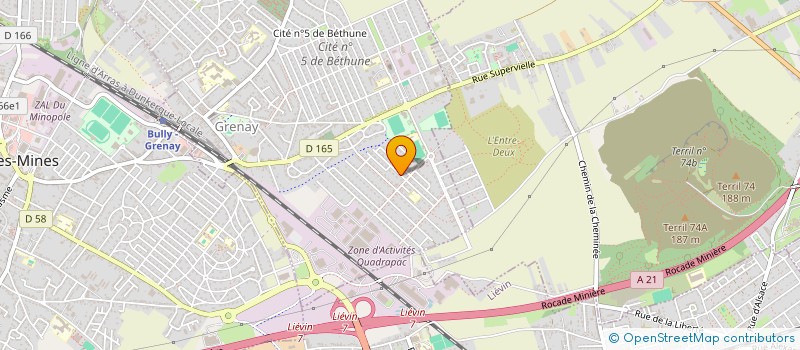 localisation de l'entreprise HARMONIE MUNICIPALE DE GRENAY  GRENAY