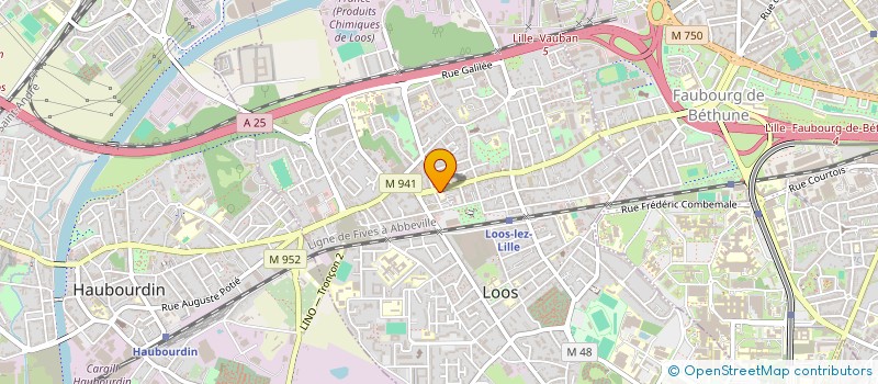 localisation de l'entreprise HARMONIE MUNICIPALE DE LOOS  LOOS