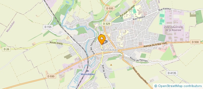 localisation de l'entreprise HARMONIE MUNICIPALE DE MONTDIDIER à MONTDIDIER