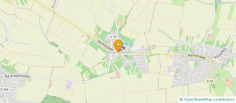 localisation de l'entreprise HARMONIE MUNICIPALE DE RITTERSHOFFEN  RITTERSHOFFEN