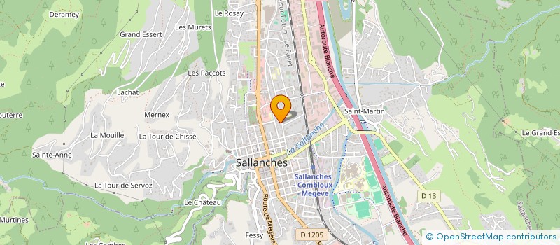 localisation de l'entreprise HARMONIE MUNICIPALE DE SALLANCHES à SALLANCHES