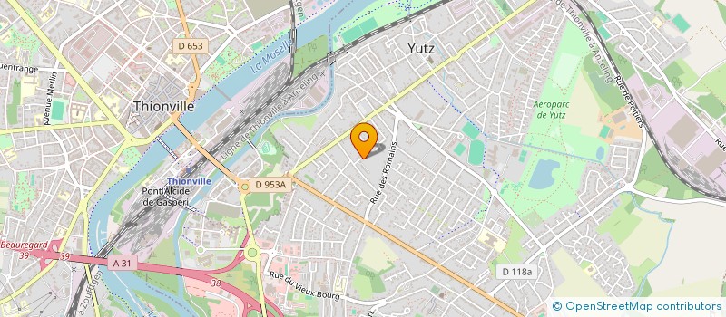 localisation de l'entreprise HARMONIE MUNICIPALE DE YUTZ  YUTZ