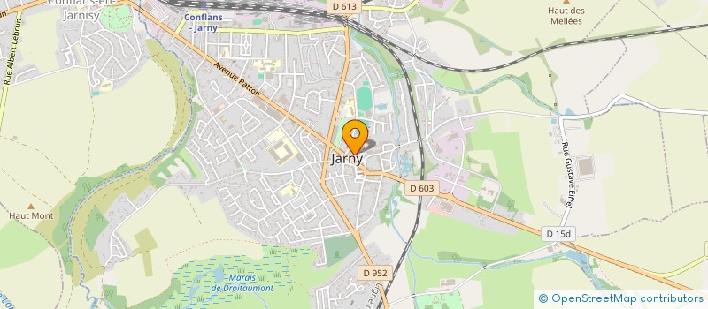 localisation de l'entreprise HARMONIE MUNICIPALE JARNY  JARNY