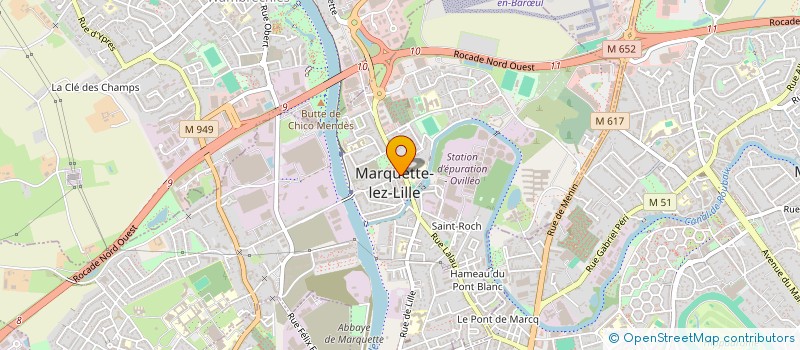 localisation de l'entreprise HARMONIE MUNICIPALE L ESPERANCE DE MARQUETTE LEZ LILLE  MARQUETTE-LEZ-LILLE