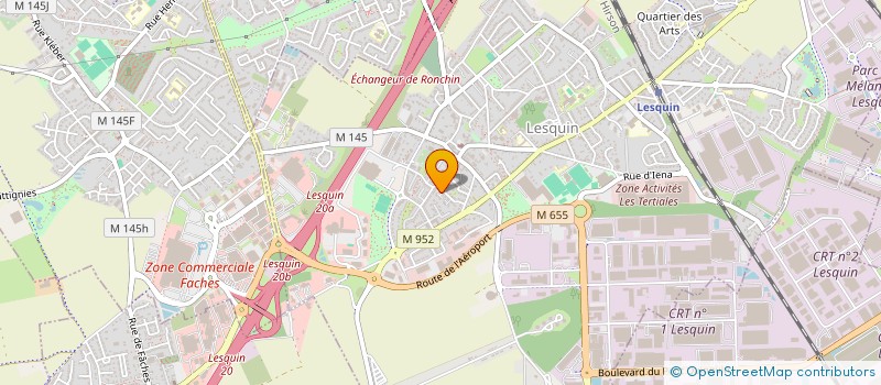 localisation de l'entreprise HARMONIE MUNICIPALE LA CONCORDE à LESQUIN