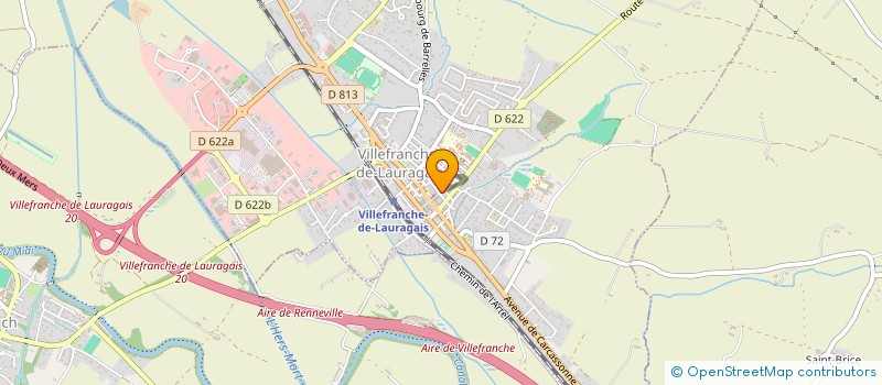 localisation de l'entreprise HARMONIE MUNICIPALE LA LYRE LAURAGAISE  VILLEFRANCHE-DE-LAURAGAIS
