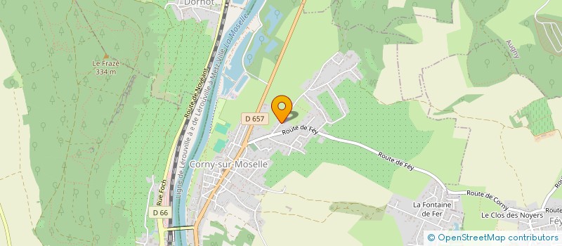 localisation de l'entreprise HARMONIE MUNICIPALE UNION DE CORNY à CORNY-SUR-MOSELLE