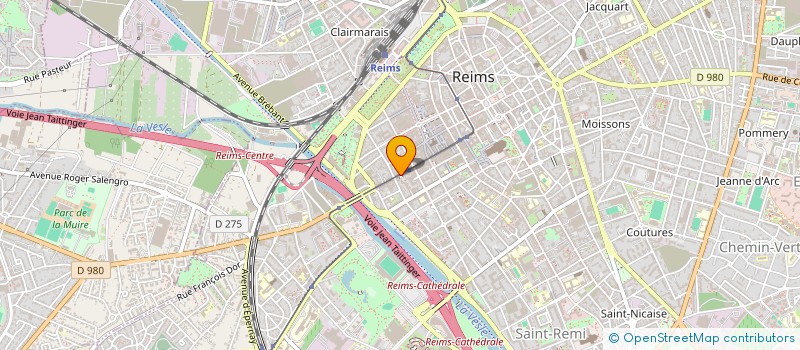 localisation de l'entreprise HARMONIE MUSIQUE DIFFUSION SARL à REIMS