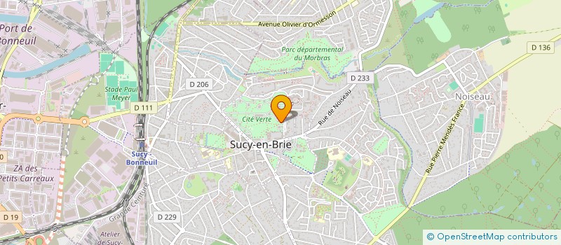 localisation de l'entreprise HARMONIE NET à SUCY-EN-BRIE
