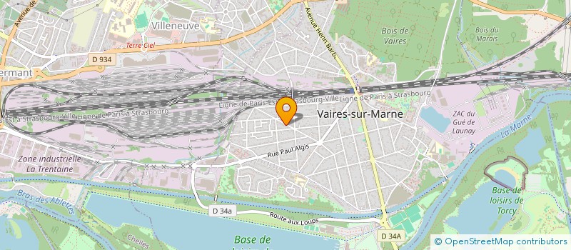 localisation de l'entreprise HARMONIE-NUTRI+  VAIRES-SUR-MARNE