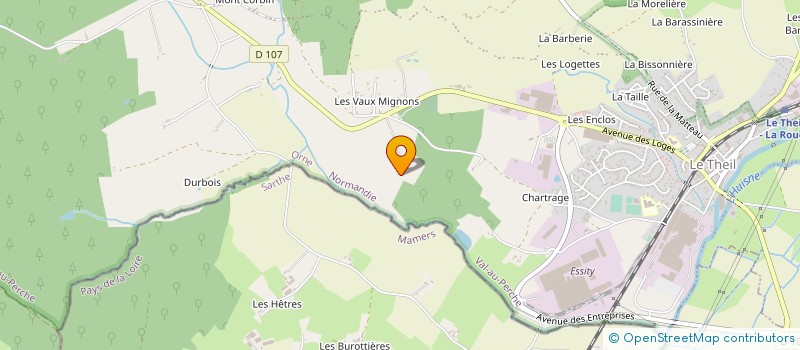 localisation de l'entreprise HARMONIE NUTRITION EQUINE à VAL-AU-PERCHE