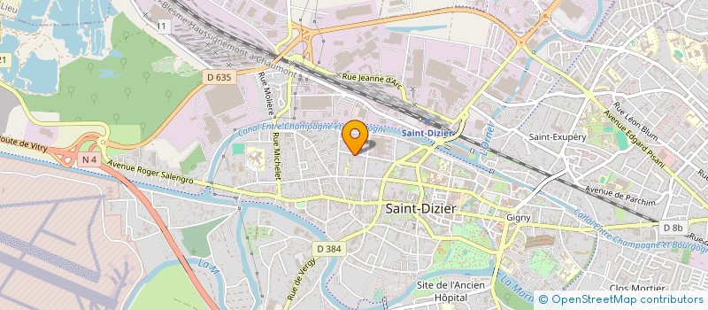 localisation de l'entreprise HARMONIE PAR LE CHANT à SAINT-DIZIER