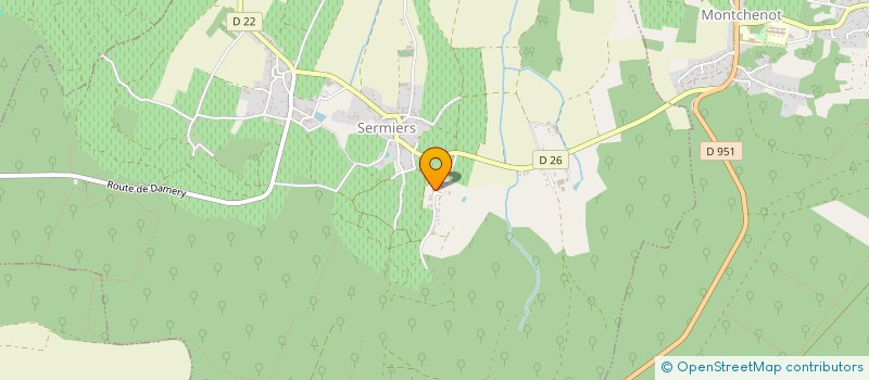 localisation de l'entreprise HARMONIE & PERFORMANCE COACHING  SERMIERS