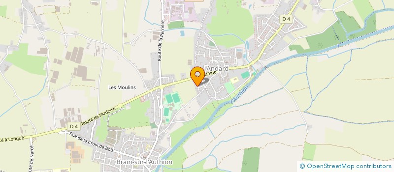 localisation de l'entreprise HARMONIE PREMENOPAUSE  LOIRE-AUTHION