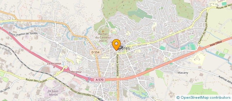 localisation de l'entreprise HARMONIE PROPRETE à HYERES