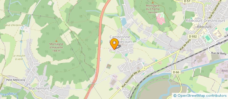 localisation de l'entreprise HARMONIE-QI  CAMBRONNE-LES-RIBECOURT