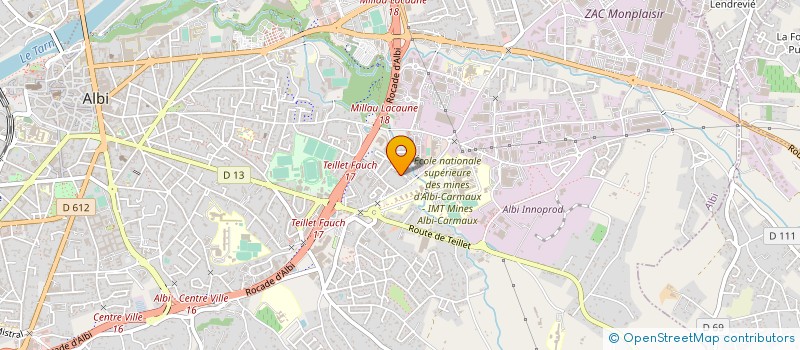 localisation de l'entreprise HARMONIE RYTHME ET MOUVEMENT à ALBI