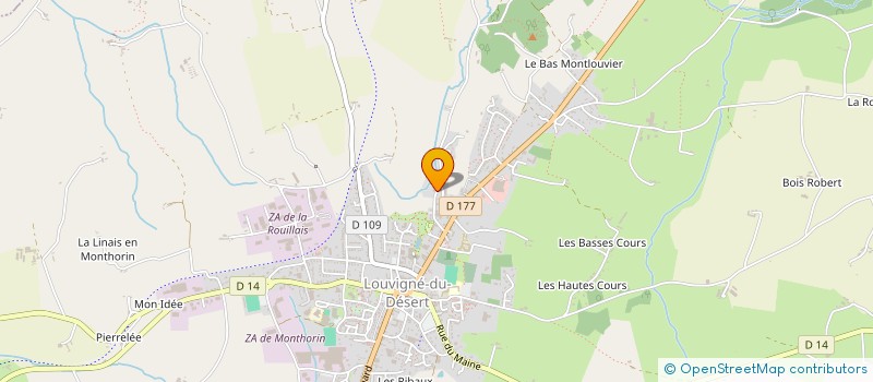 localisation de l'entreprise HARMONIE SAINT MARTIN  LOUVIGNE-DU-DESERT