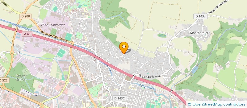 localisation de l'entreprise HARMONIE SERVICES à BOURGOIN-JALLIEU