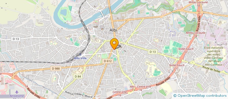 localisation de l'entreprise HARMONIE UNION DES ENFANTS D ALBI à ALBI