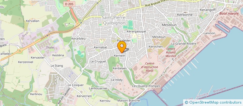localisation de l'entreprise HARMONIE YOGA & AYURVEDA  BREST