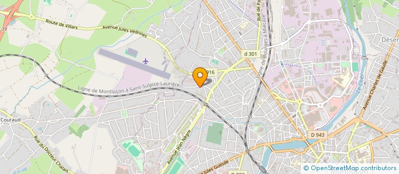 localisation de l'entreprise HARMONIES à MONTLUCON