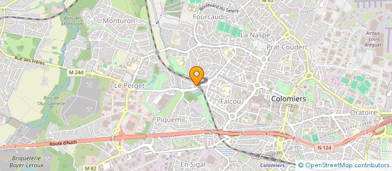 localisation de l'entreprise HARMONIES à COLOMIERS