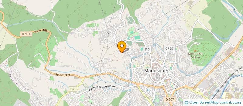 localisation de l'entreprise HARMONIES  MANOSQUE
