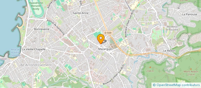 localisation de l'entreprise HARMONIES INTERIEURES à MARSEILLE