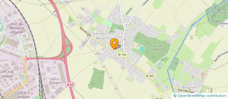 localisation de l'entreprise HARMONIKA ZUG  SAINGHIN-EN-MELANTOIS