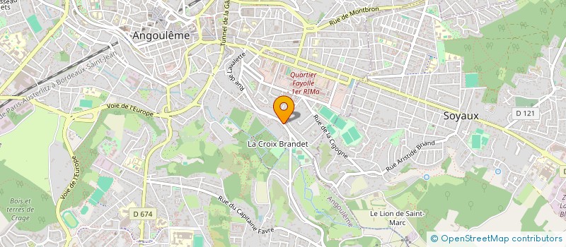 localisation de l'entreprise HARMONISATION DU COEUR à ANGOULEME