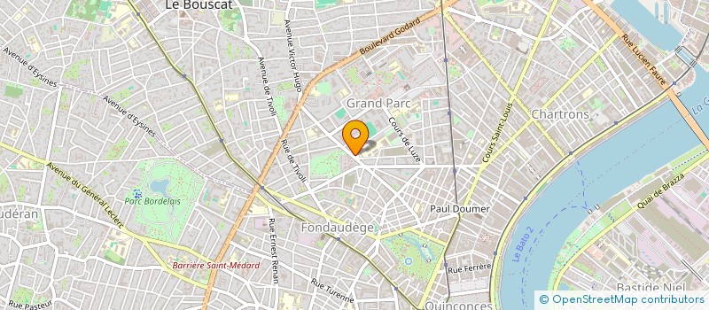 localisation de l'entreprise HARMONISATIONS  BORDEAUX