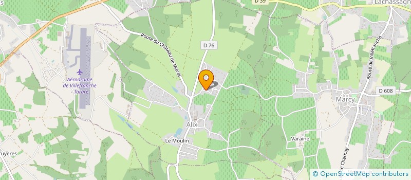 localisation de l'entreprise HARMONISOIN  ALIX