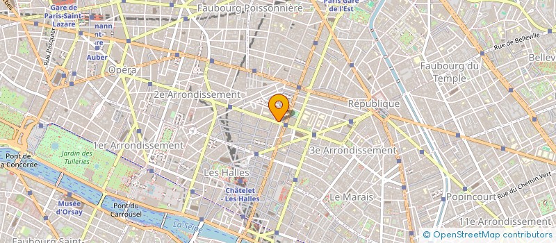 localisation de l'entreprise HARMONIUM à PARIS