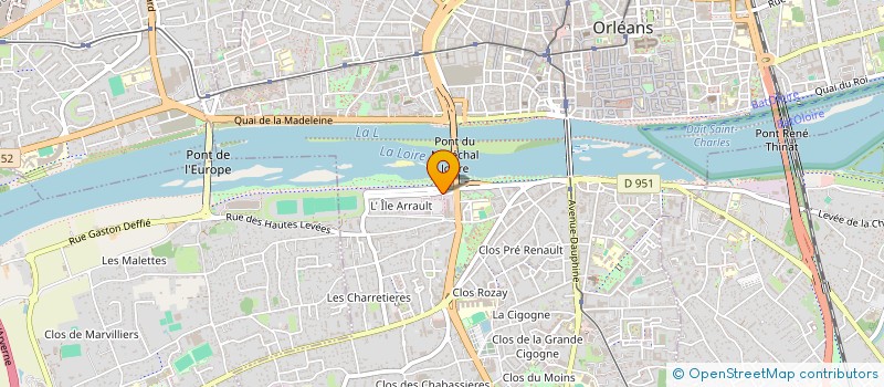 localisation de l'entreprise HARMONIX à ORLEANS