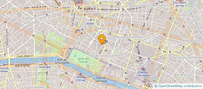 localisation de l'entreprise HARMONY à PARIS 01