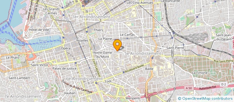 localisation de l'entreprise HARMONY à MARSEILLE