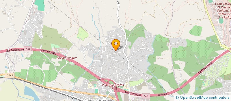 localisation de l'entreprise HARMONY  PUGET-SUR-ARGENS