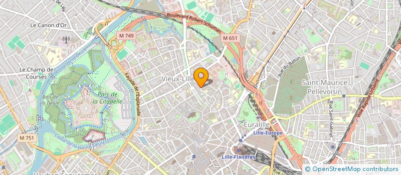localisation de l'entreprise HARMONY à LILLE