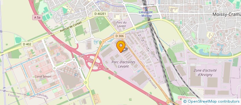localisation de l'entreprise HARMONY à LIEUSAINT