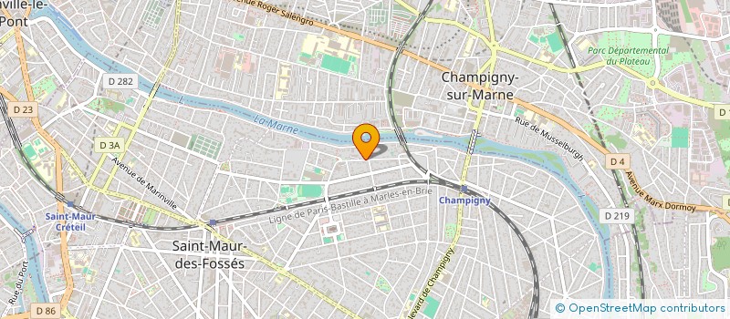 localisation de l'entreprise HARMONY à SAINT-MAUR-DES-FOSSES