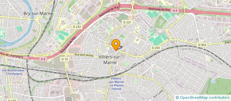 localisation de l'entreprise HARMONY  VILLIERS-SUR-MARNE