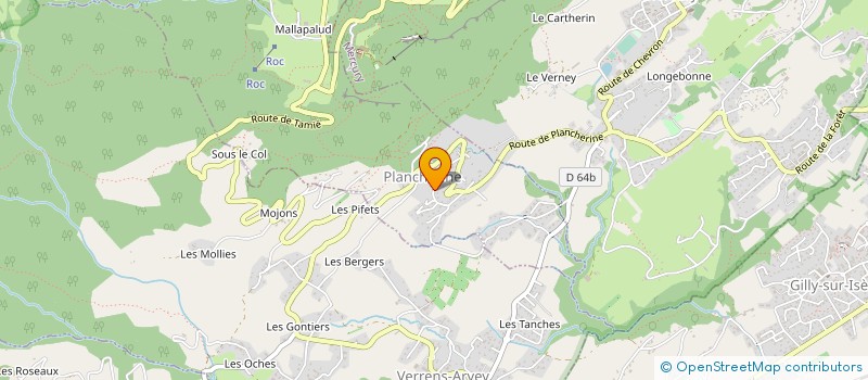 localisation de l'entreprise HARMONY  PLANCHERINE