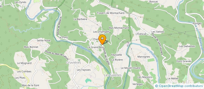 localisation de l'entreprise HARMONY  MALARCE-SUR-LA-THINES