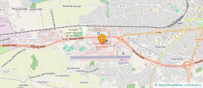 localisation de l'entreprise HARMONY à LE SEQUESTRE