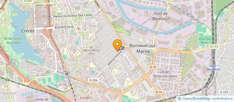 localisation de l'entreprise HARMONY  BONNEUIL-SUR-MARNE