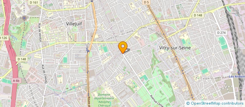 localisation de l'entreprise HARMONY  VITRY-SUR-SEINE