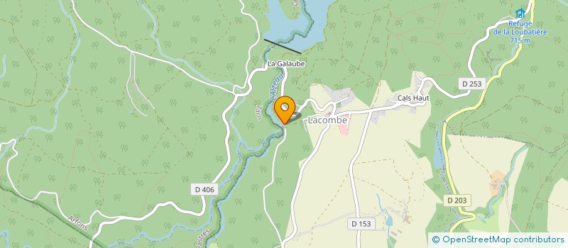 localisation de l'entreprise HARMONY  LACOMBE