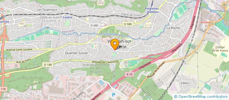 localisation de l'entreprise HARMONY BOX à VILLEBON-SUR-YVETTE